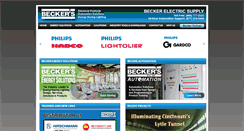 Desktop Screenshot of beckerelectric.com